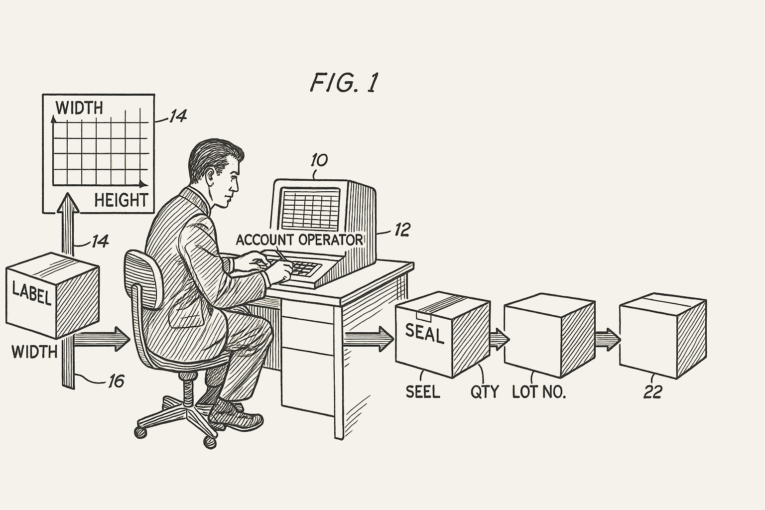 Account Operator working on logistics