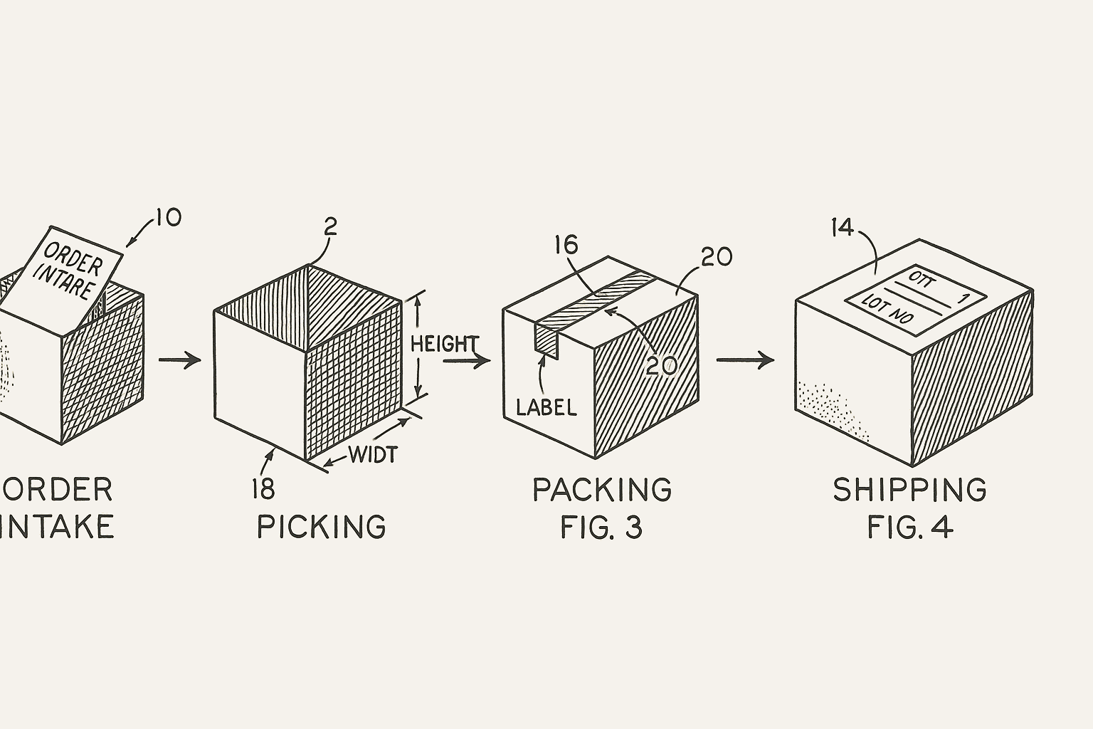 Crowdfunding fulfillment process sketch