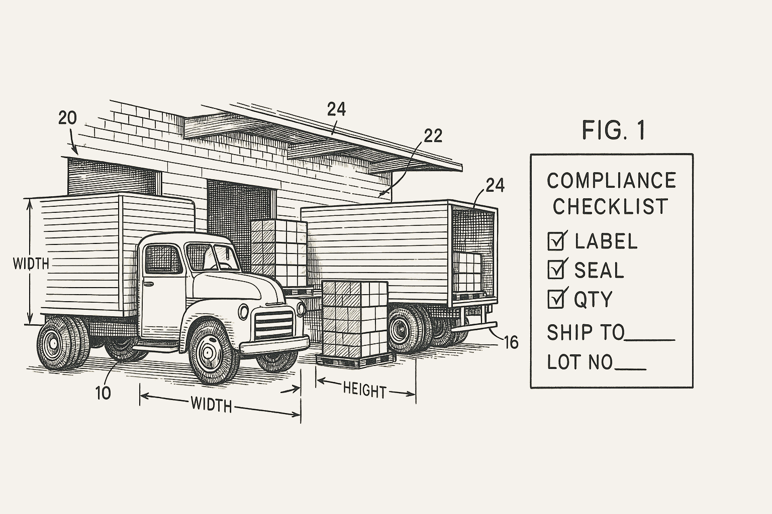 Drop ship compliance process diagram