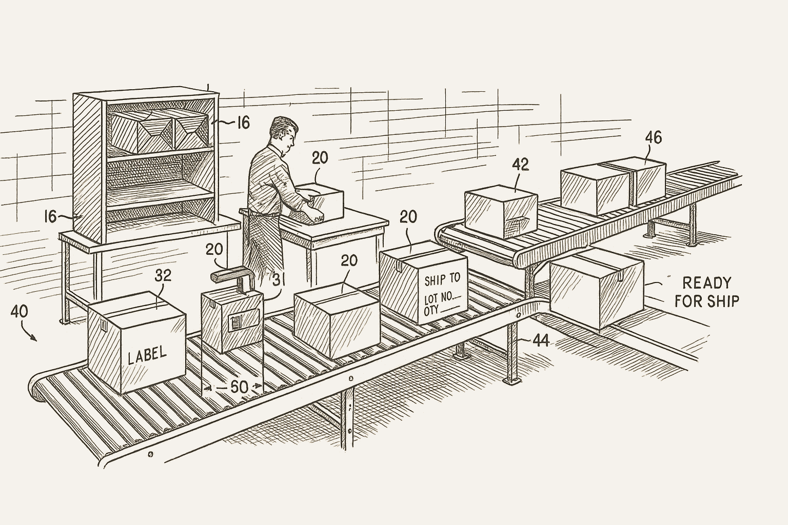 Direct-to-Consumer fulfillment process diagram