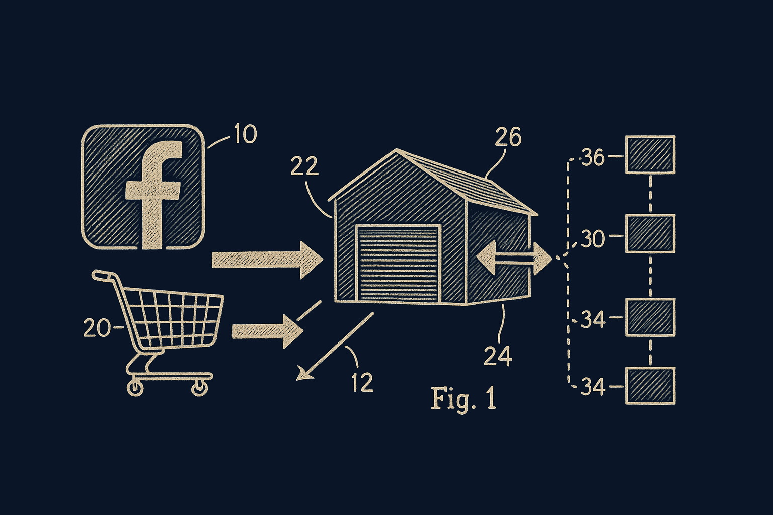 Facebook Shop integration diagram