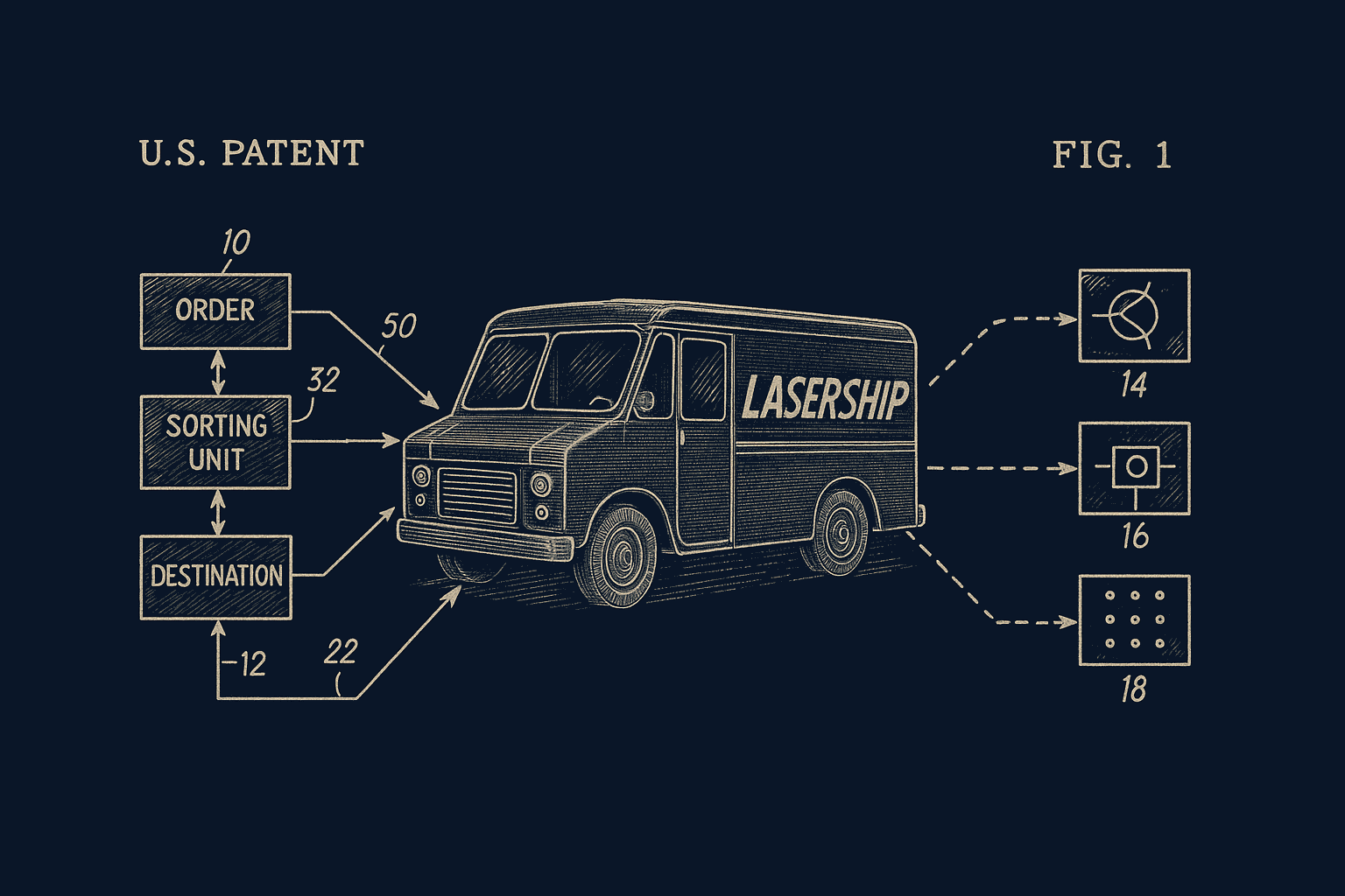 LaserShip carrier integration diagram