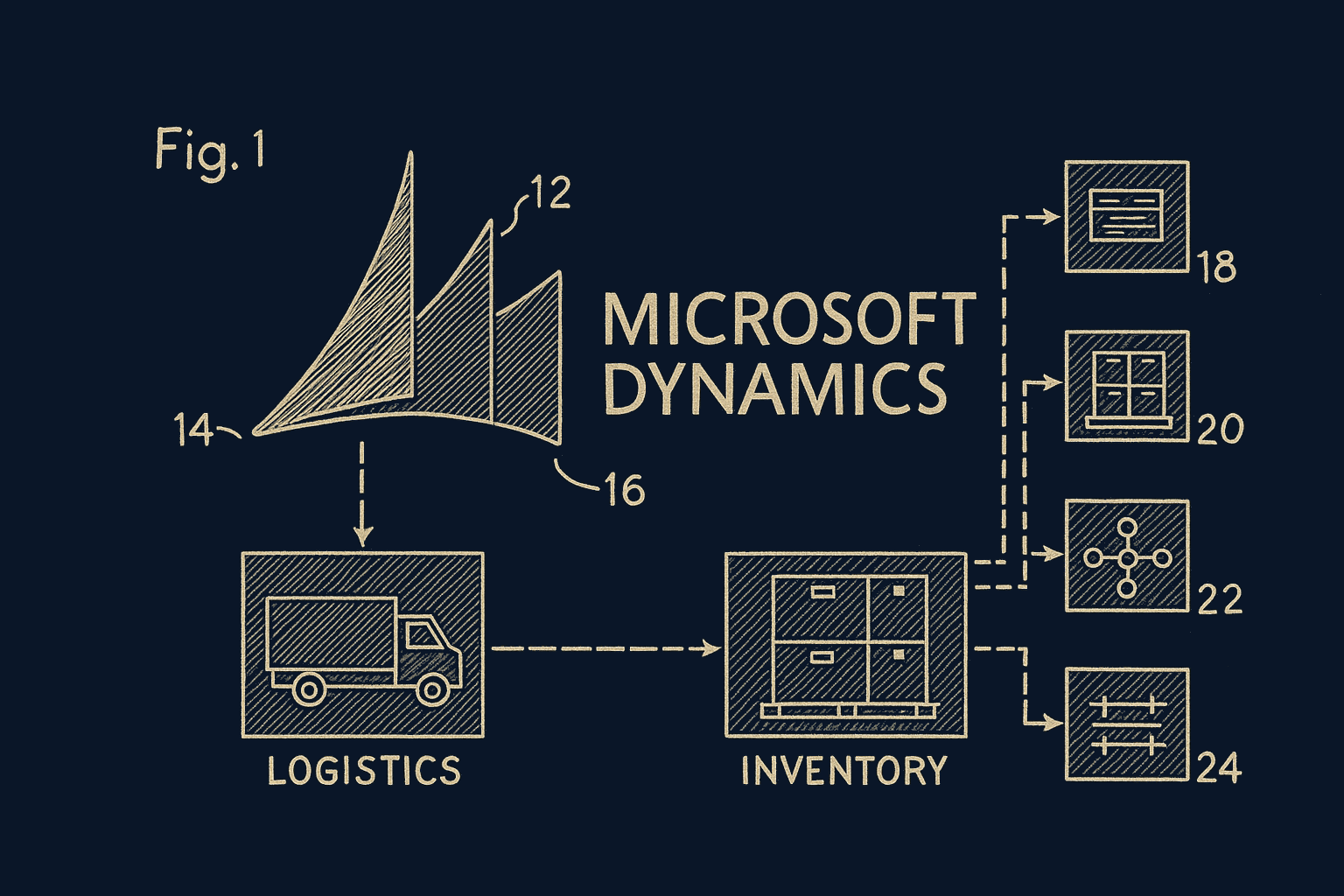Microsoft Dynamics integration diagram