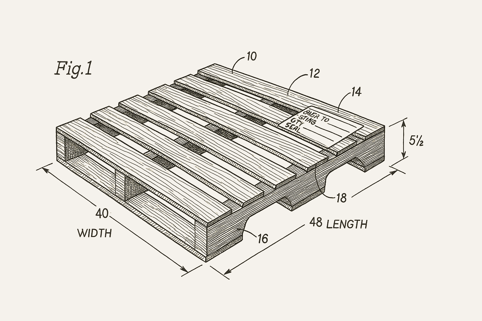 40 by 48 pallet diagram