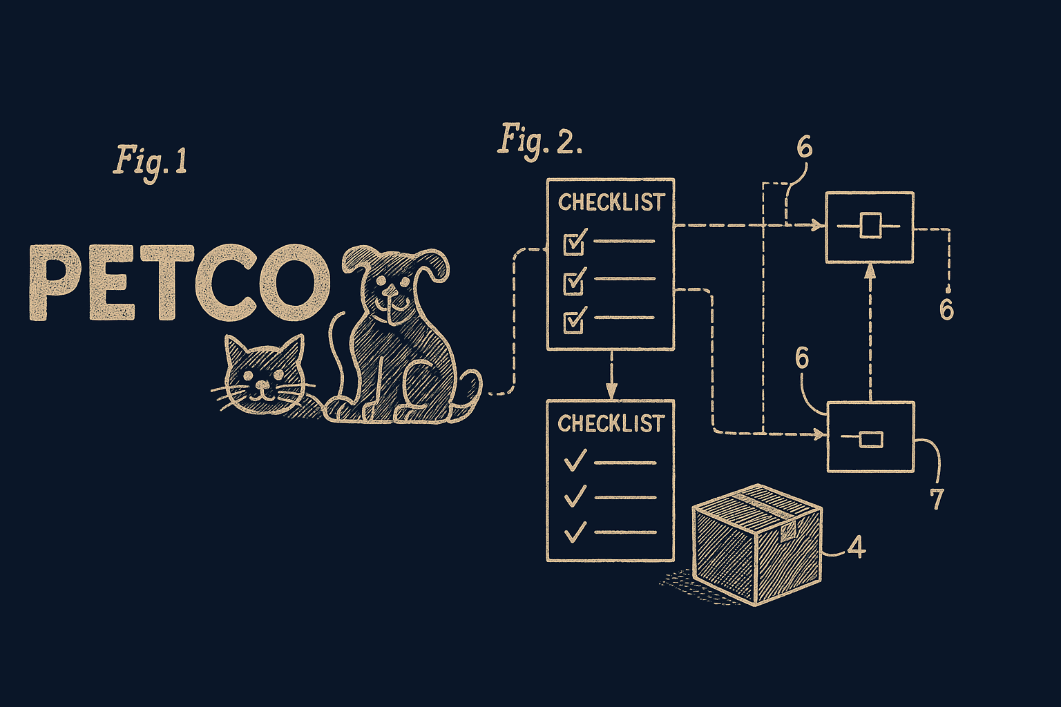 Petco vendor compliance integration diagram