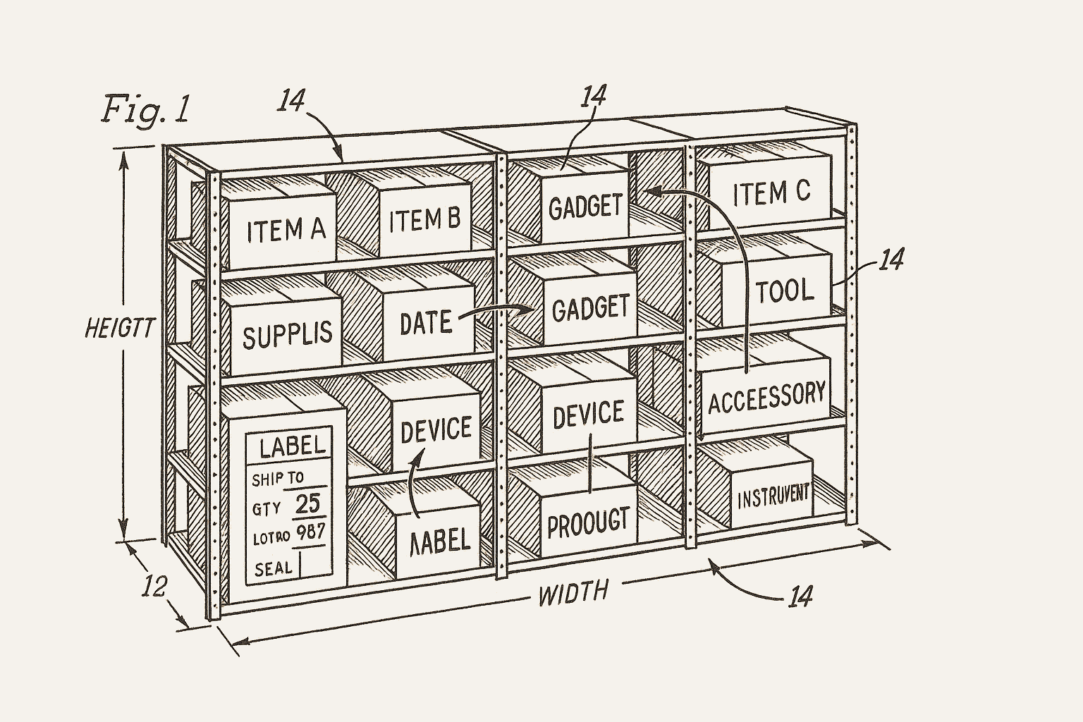 Inventory management diagram